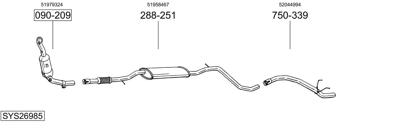 Изпускателна система BOSAL               