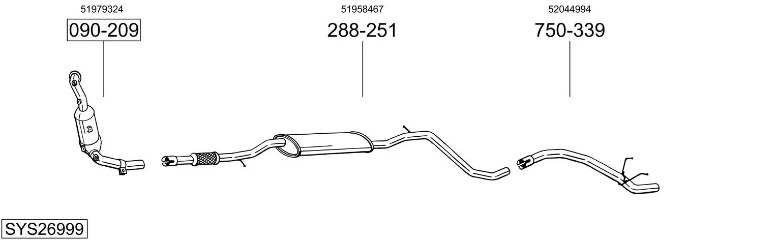 Изпускателна система BOSAL               
