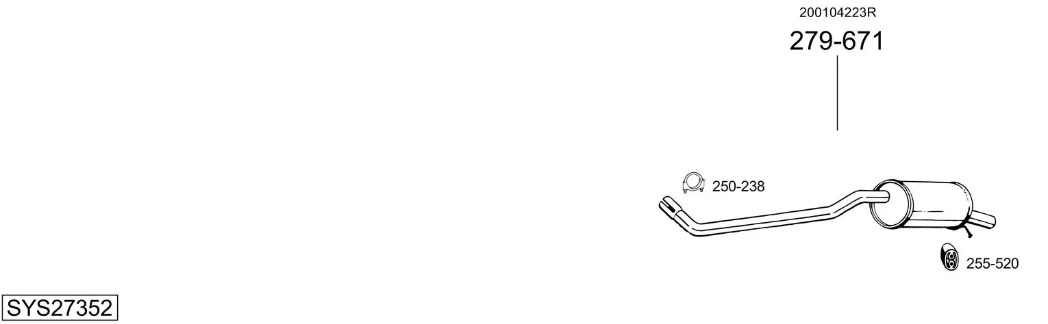 Изпускателна система BOSAL               