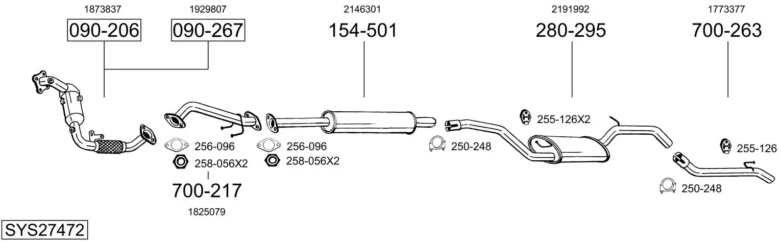 Изпускателна система BOSAL               