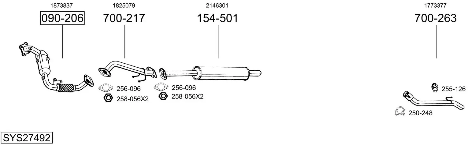 Изпускателна система BOSAL               