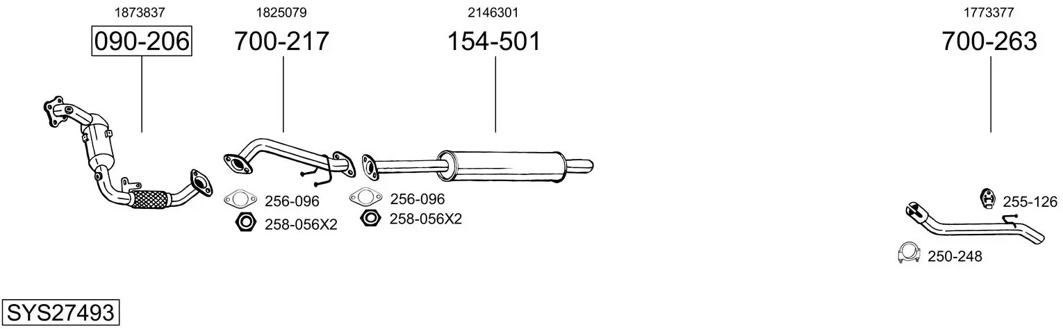 Изпускателна система BOSAL               