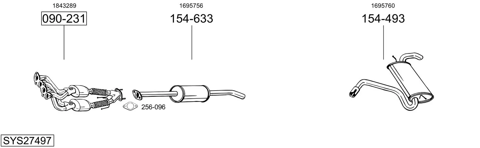 Изпускателна система BOSAL               