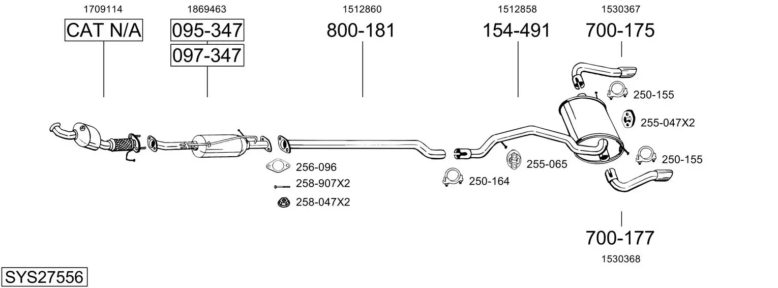 Изпускателна система BOSAL               