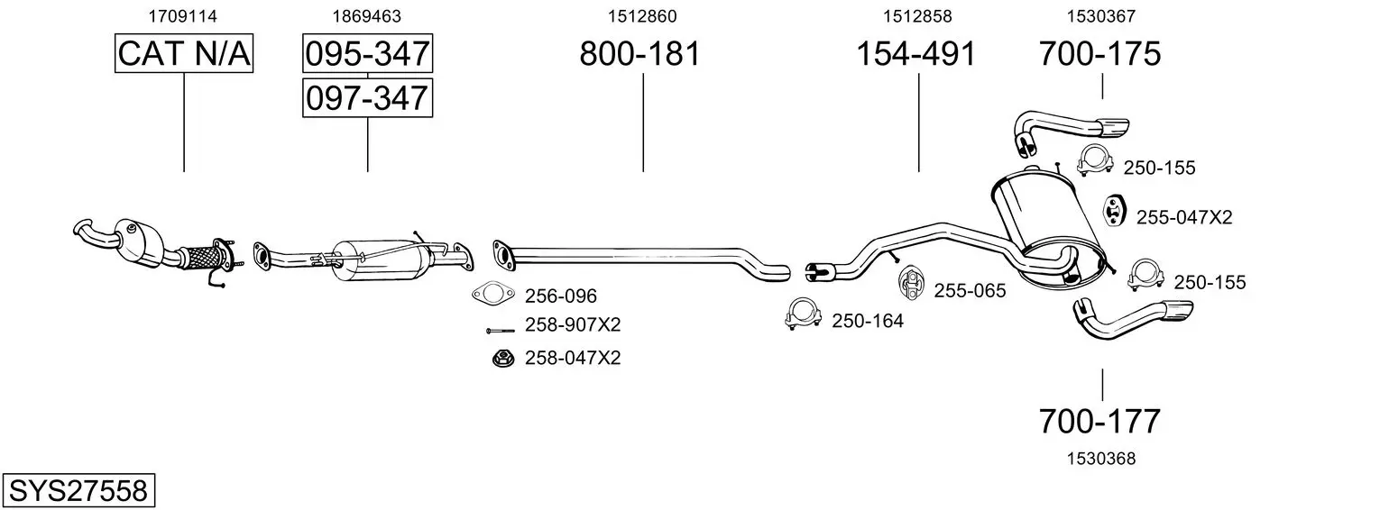 Изпускателна система BOSAL               