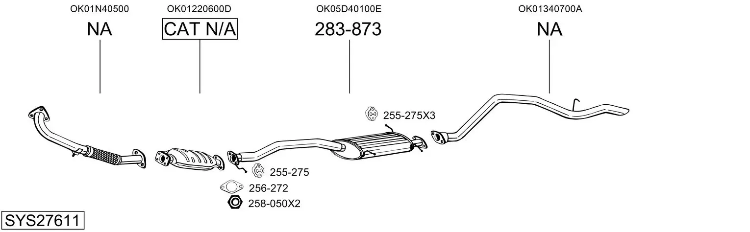 Изпускателна система BOSAL               