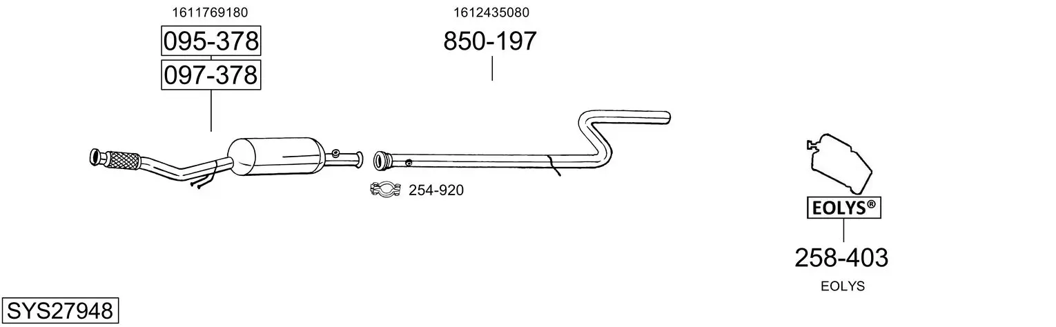 Изпускателна система BOSAL               