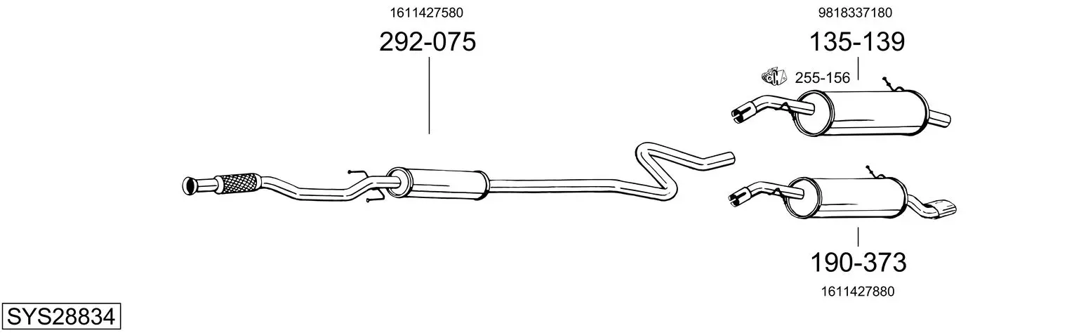 Изпускателна система BOSAL               