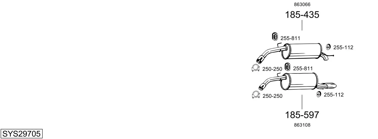 Изпускателна система BOSAL               