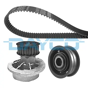 водна помпа- к-кт ангренажен ремък DAYCO               