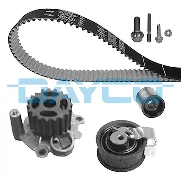 водна помпа- к-кт ангренажен ремък DAYCO               