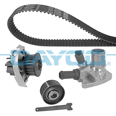 водна помпа- к-кт ангренажен ремък DAYCO               