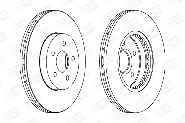 спирачен диск CHAMPION            