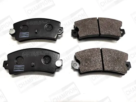комплект спирачно феродо, дискови спирачки CHAMPION            