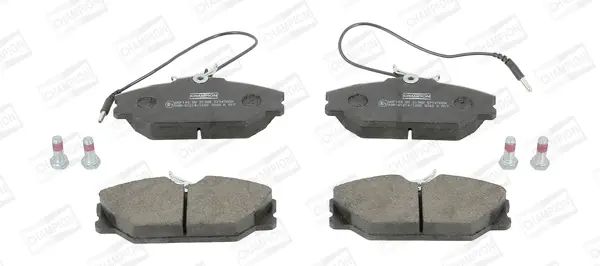 комплект спирачно феродо, дискови спирачки CHAMPION            