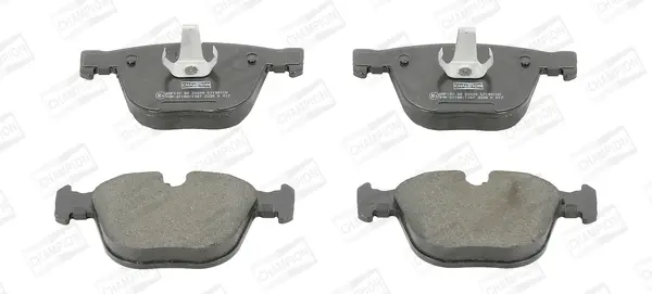 комплект спирачно феродо, дискови спирачки CHAMPION            