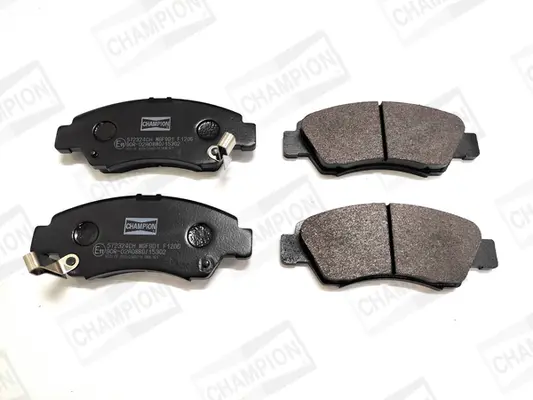 комплект спирачно феродо, дискови спирачки CHAMPION            