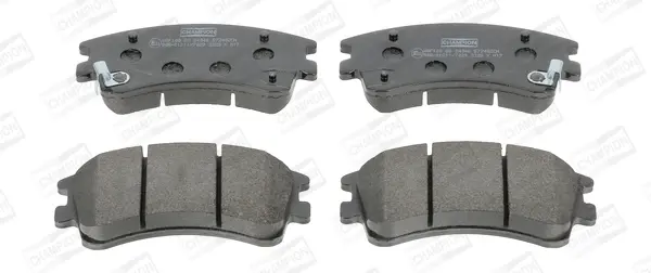 комплект спирачно феродо, дискови спирачки CHAMPION            