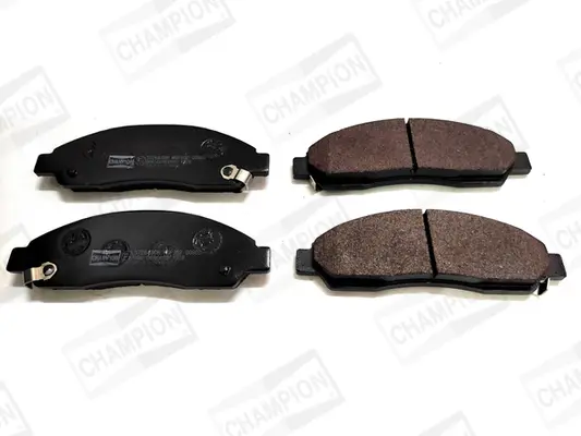 комплект спирачно феродо, дискови спирачки CHAMPION            