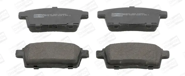 комплект спирачно феродо, дискови спирачки CHAMPION            