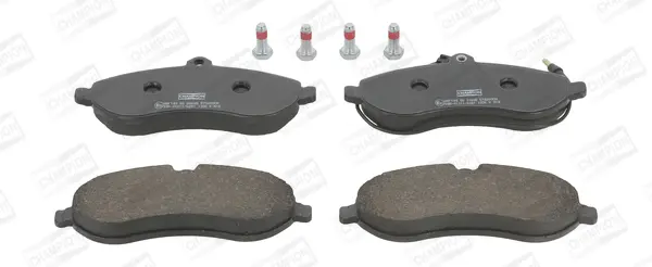 комплект спирачно феродо, дискови спирачки CHAMPION            