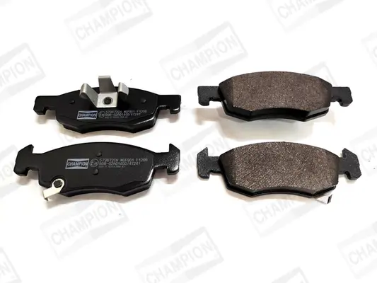 комплект спирачно феродо, дискови спирачки CHAMPION            