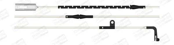 предупредителен контактен сензор, износване на накладките CHAMPION            