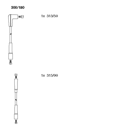 комплект запалителеи кабели BREMI               