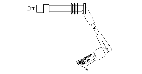 Запалителни кабели за OPEL ASTRA F кабриолет (53_B) 1.6 i 379/35 BREMI               