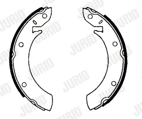 комплект спирачна челюст JURID               