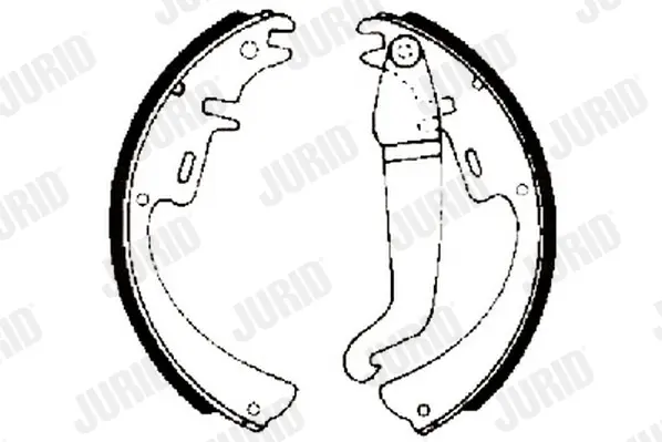 комплект спирачна челюст JURID               