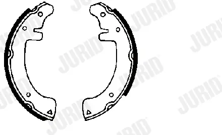 комплект спирачна челюст JURID               