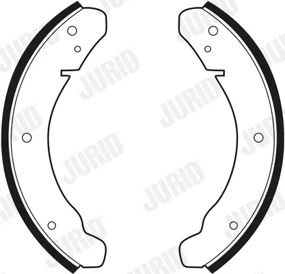 комплект спирачна челюст JURID               