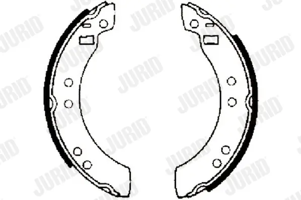 комплект спирачна челюст JURID               