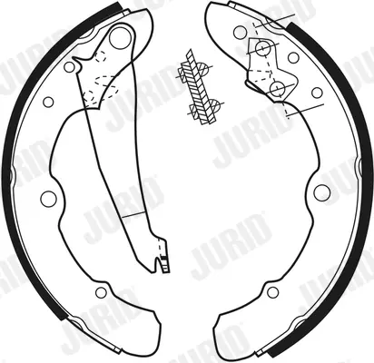 комплект спирачна челюст JURID               