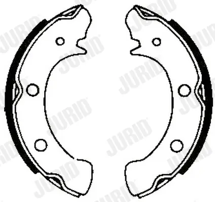 комплект спирачна челюст JURID               