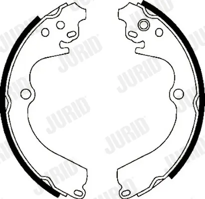 комплект спирачна челюст JURID               