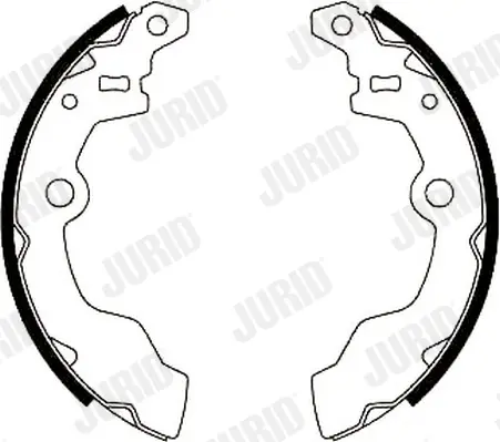 комплект спирачна челюст JURID               