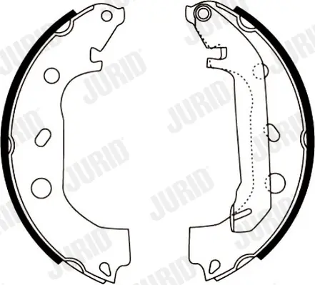 комплект спирачна челюст JURID               