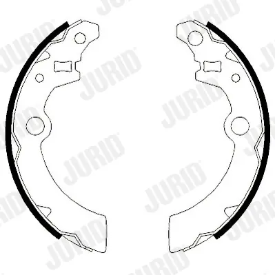 комплект спирачна челюст JURID               
