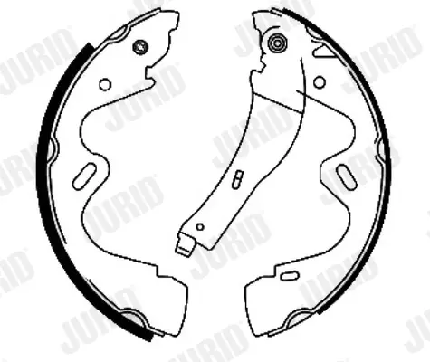 комплект спирачна челюст JURID               