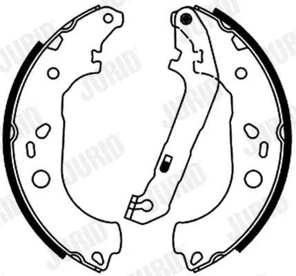 комплект спирачна челюст JURID               