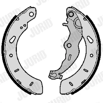 комплект спирачна челюст JURID               