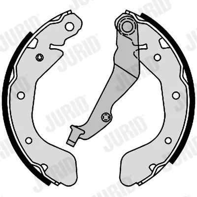 комплект спирачна челюст JURID               