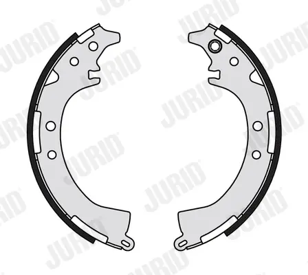 комплект спирачна челюст JURID               
