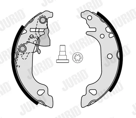 комплект спирачна челюст JURID               