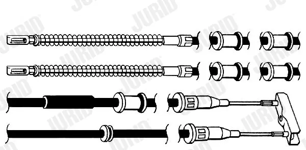 жило, ръчна спирачка JURID               