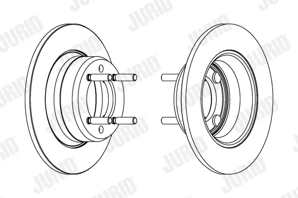 спирачен диск JURID               
