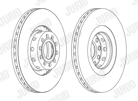 спирачен диск JURID               