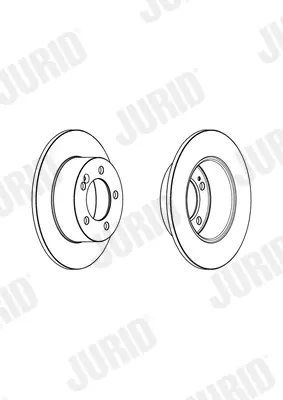 спирачен диск JURID               